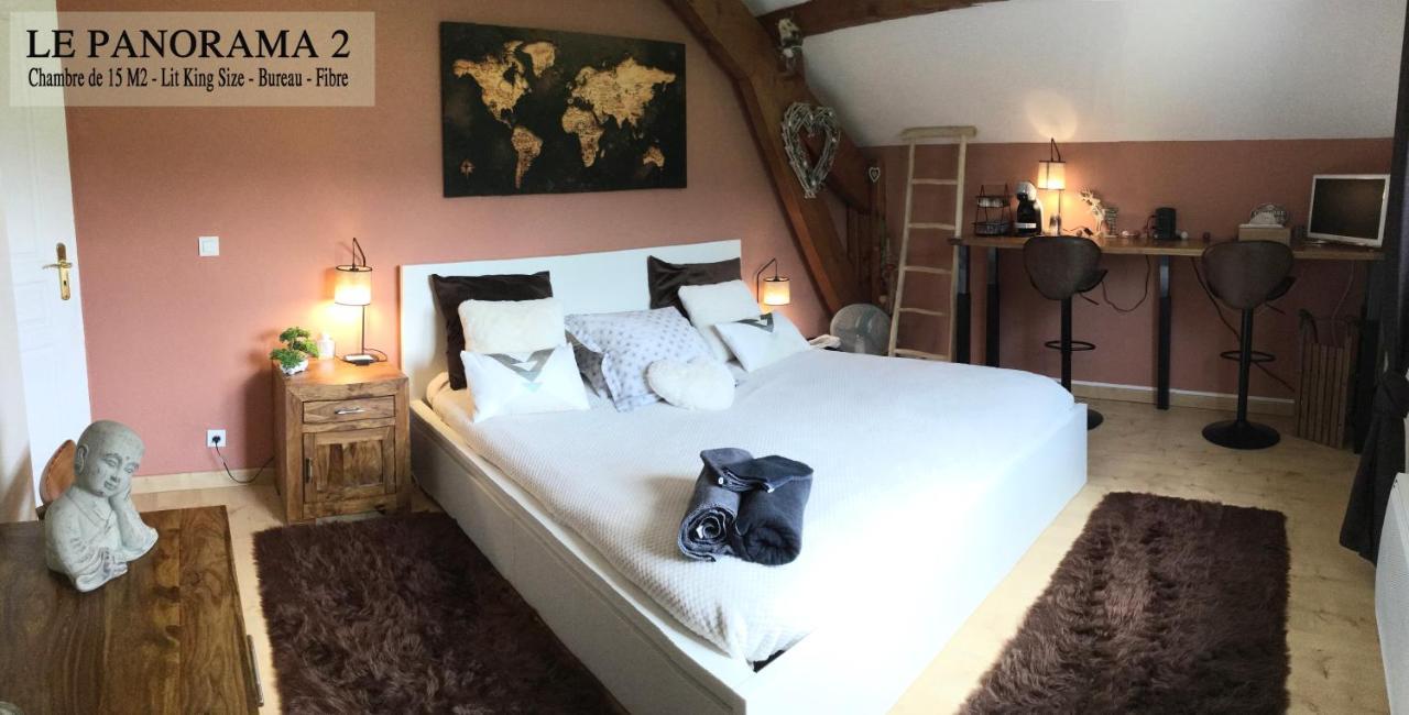 Location Chambres Le Panorama - Aeroport Geneve - Pays De Gex Chevry  ภายนอก รูปภาพ
